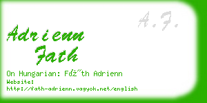 adrienn fath business card